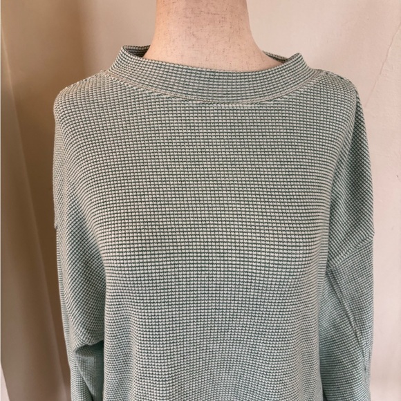 NWT Aerie Getaway Waffle Sweatshirt - Picture 5 of 8